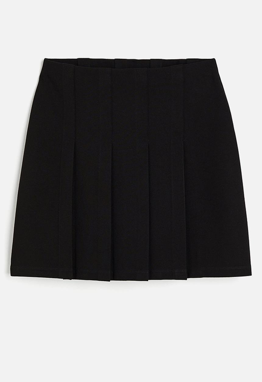 H&M - Pleated skirt - black