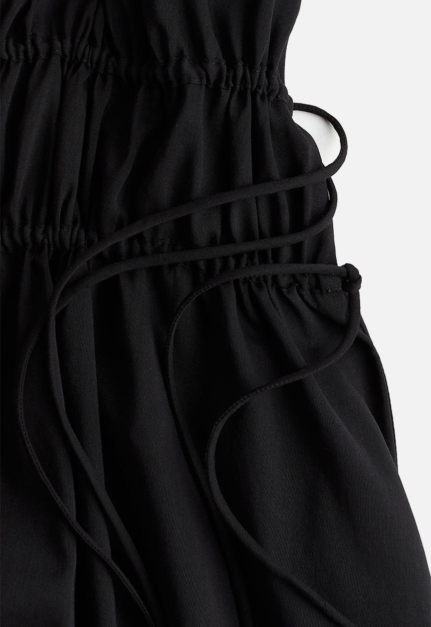 H&M - Drawstring-detail dress - black