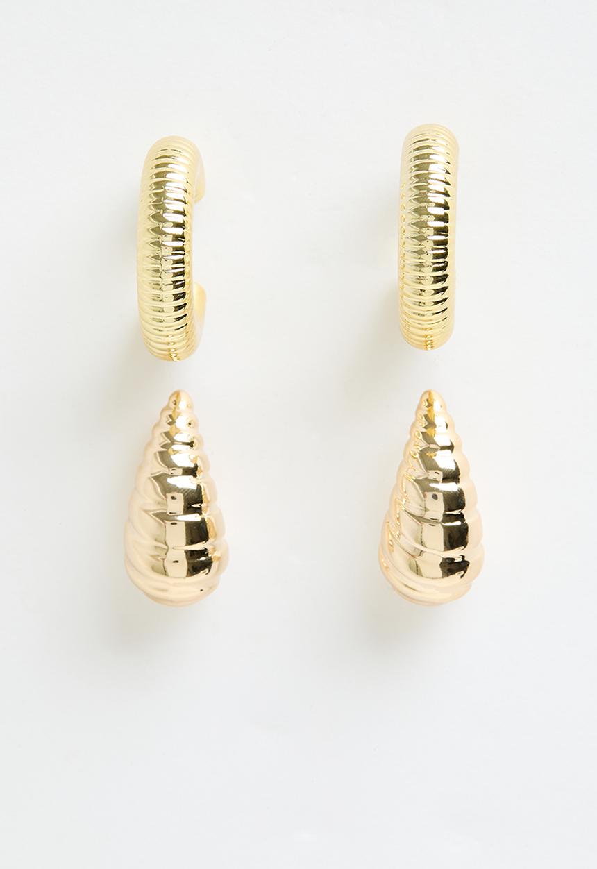Superbalist - Alexis earring pack-gold