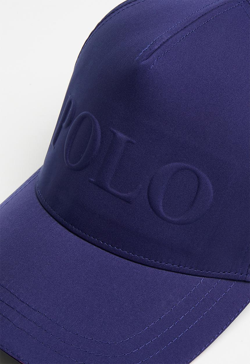 POLO - 5 Panel Embossed Polo Peak - Navy
