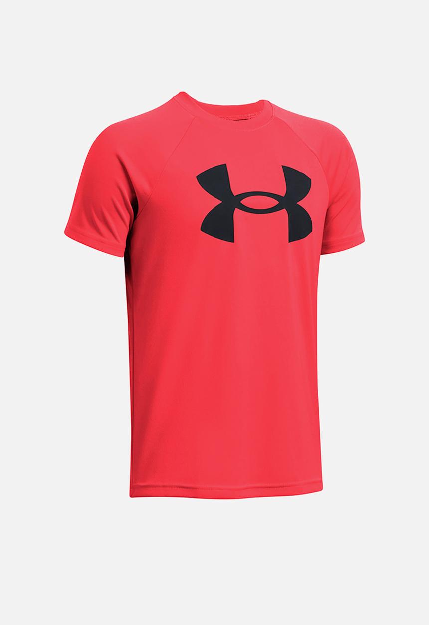 Under Armour - UA Tech Big Logo Short Sleeve - Racer Red/Black