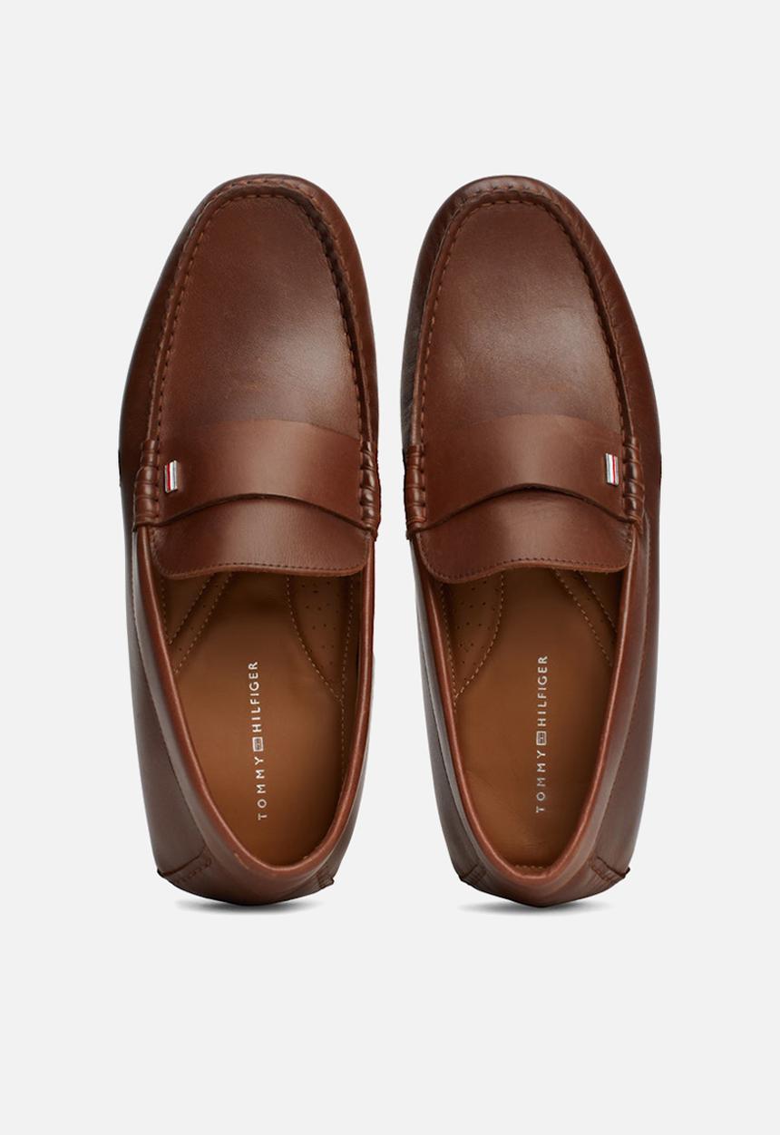 Tommy Hilfiger - Rwb Hilfiger Leather Driver - White Cognac