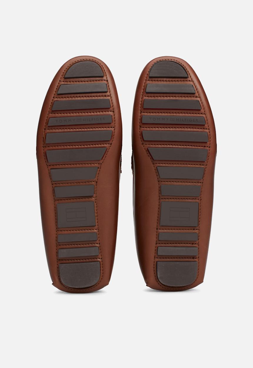 Tommy Hilfiger - Rwb Hilfiger Leather Driver - White Cognac