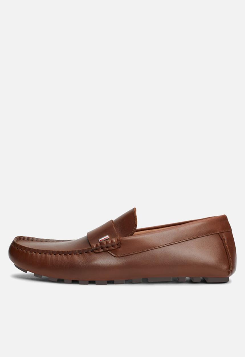 Tommy Hilfiger - Rwb Hilfiger Leather Driver - White Cognac