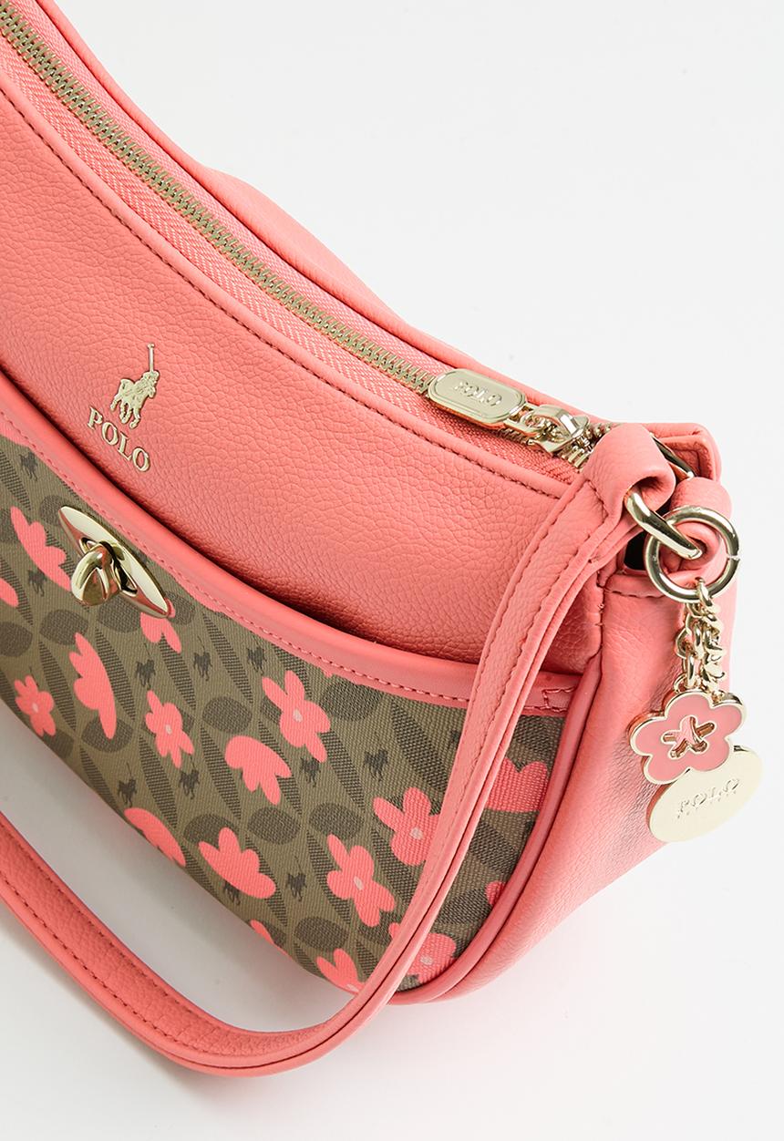 POLO - Meadow moon sling - coral