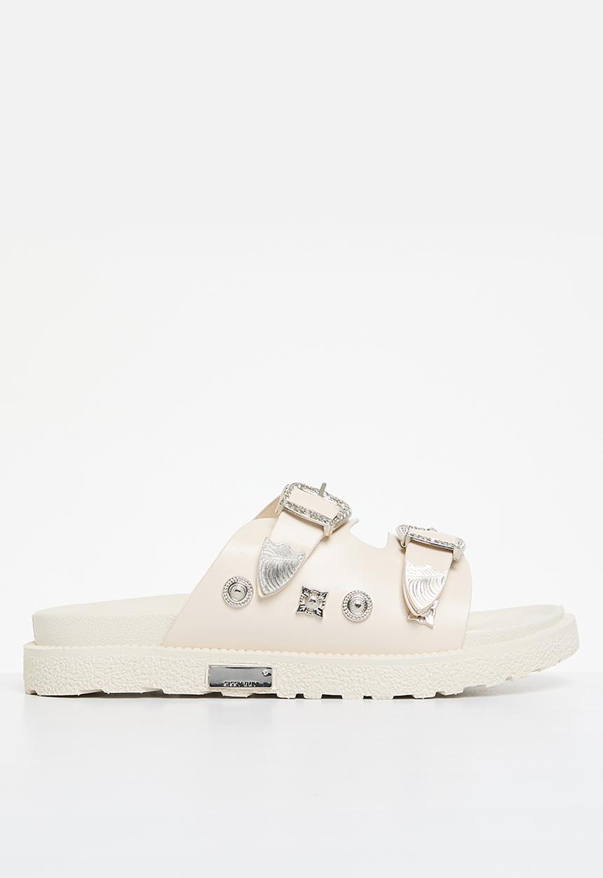 SISSY BOY - Buckle slide - Off White