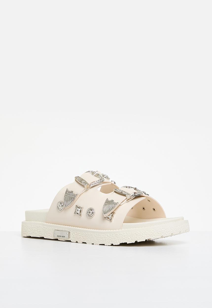 SISSY BOY - Buckle slide - Off White