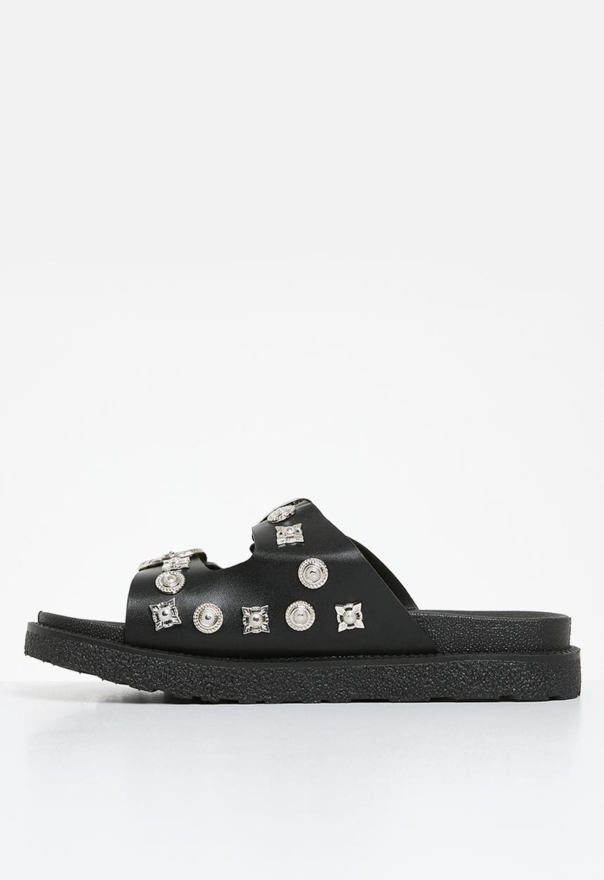 SISSY BOY - Buckle Slide - Black