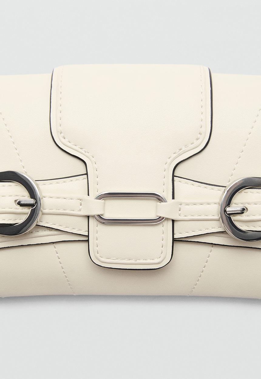MANGO - Shoulder bag valentin - natural