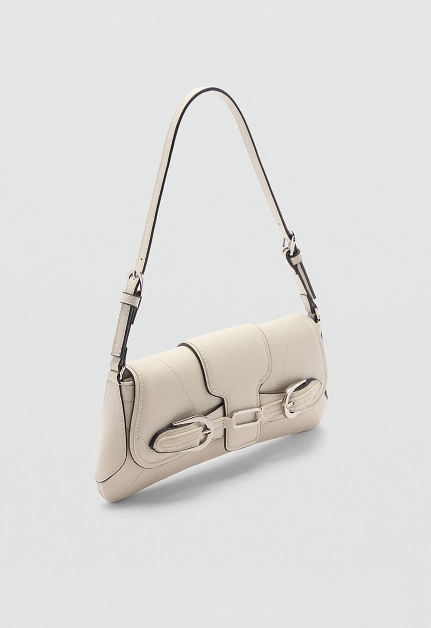 MANGO - Shoulder bag valentin - natural