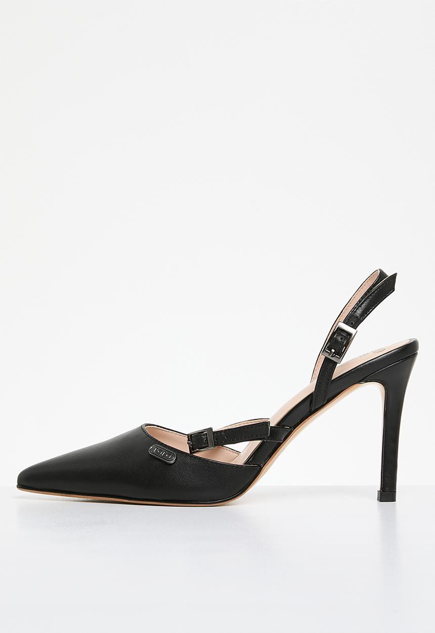 POLO - Classic pointed slingback heel - black