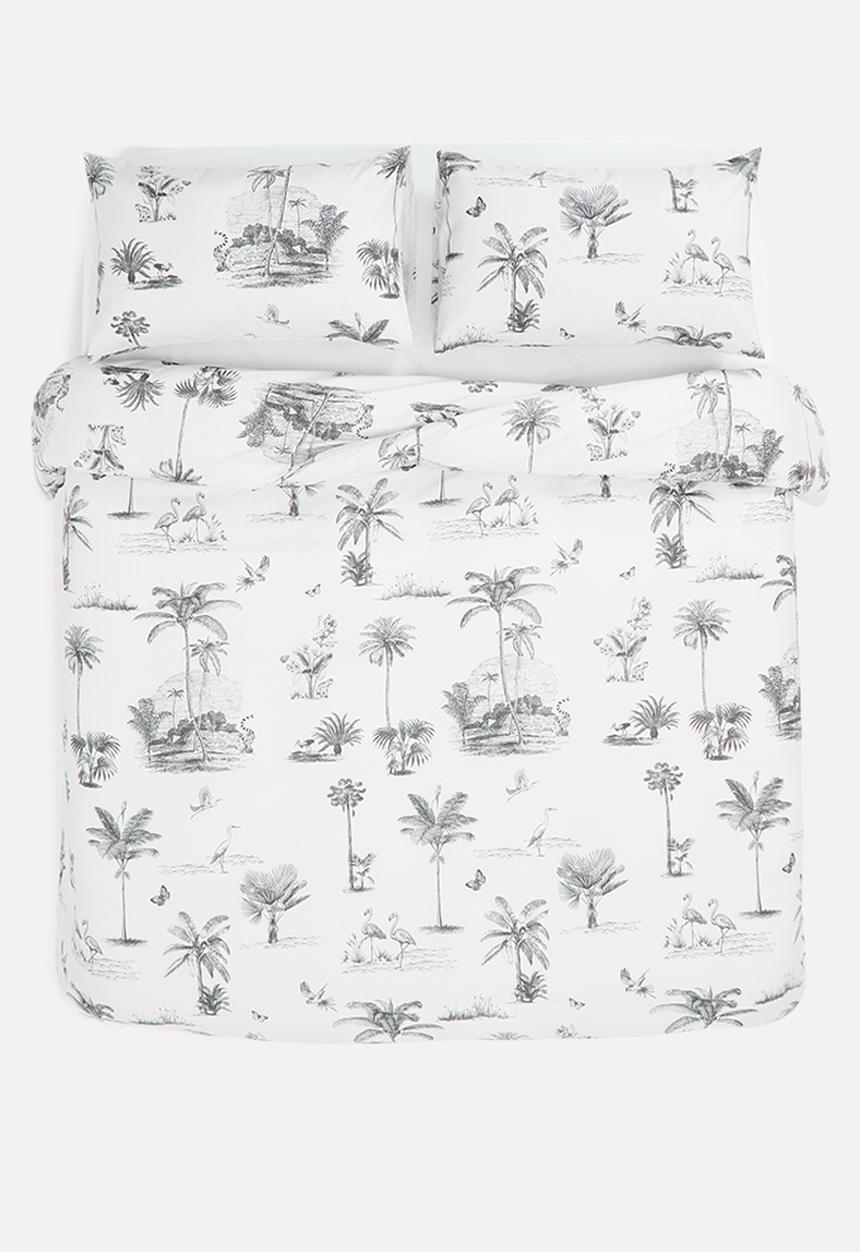 Sixth Floor - Nature Sketch Super Soft Duvet Set - neutral
