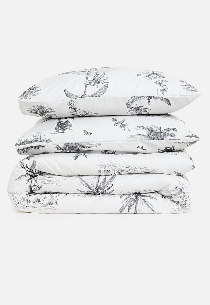Sixth Floor - Nature Sketch Super Soft Duvet Set - neutral