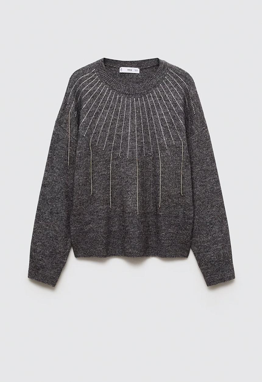 MANGO - Sweater Escandal - Grey  