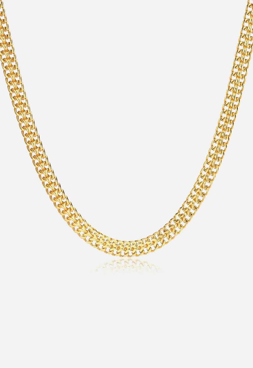 Zoe on Trend - Soft foxtail necklace - gold