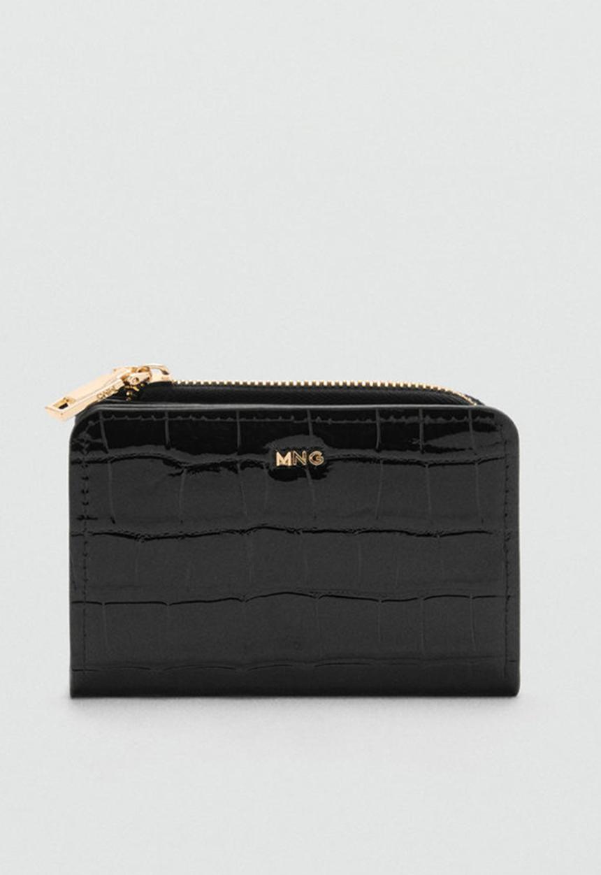 MANGO - Wallet butter - black