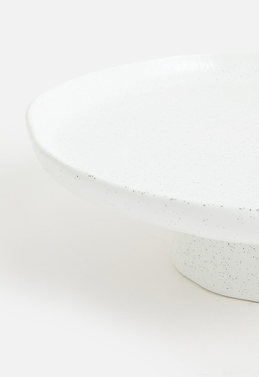 Maxwell & Williams - Onni Footed Cake Stand - Speckle White