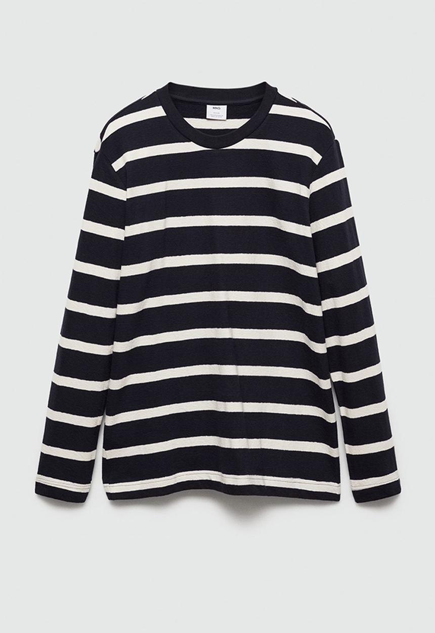 MANGO - T-shirt marino - navy