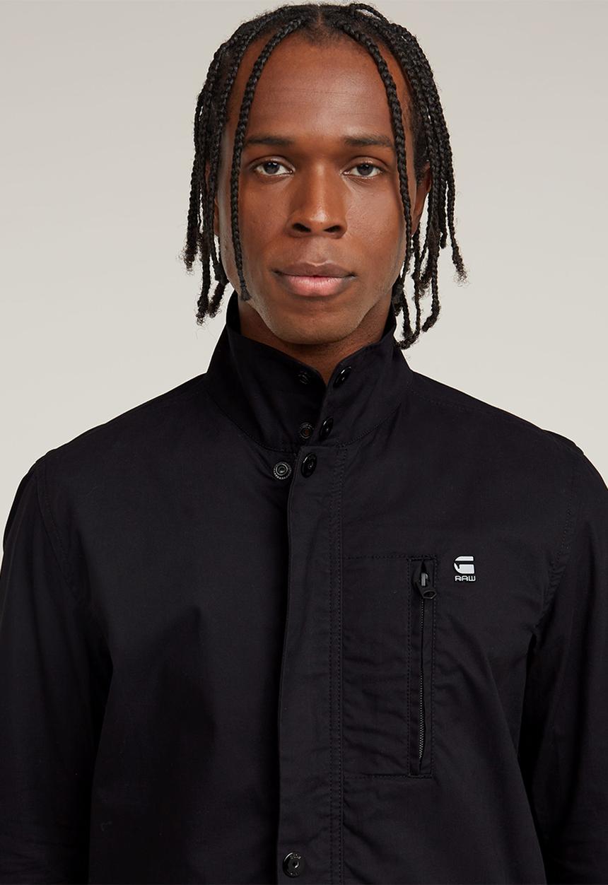 G-STAR - Para slim overshirt - dk black