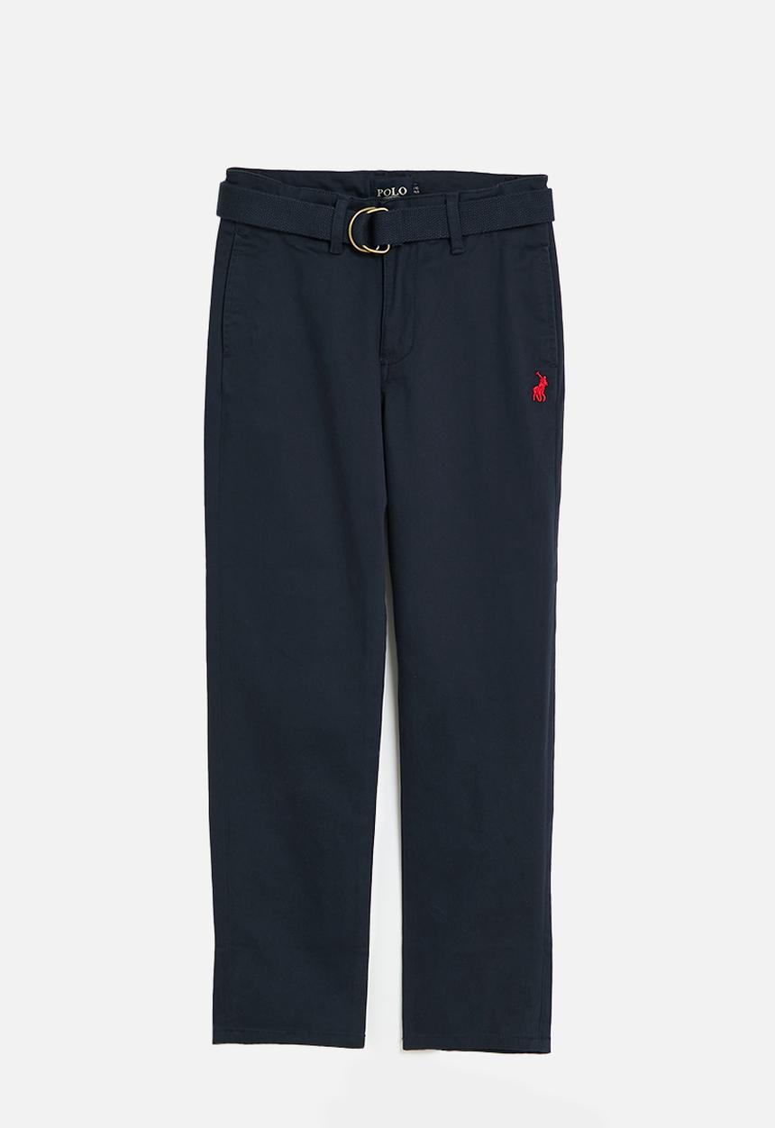 POLO - Boys adrian belted chino - navy
