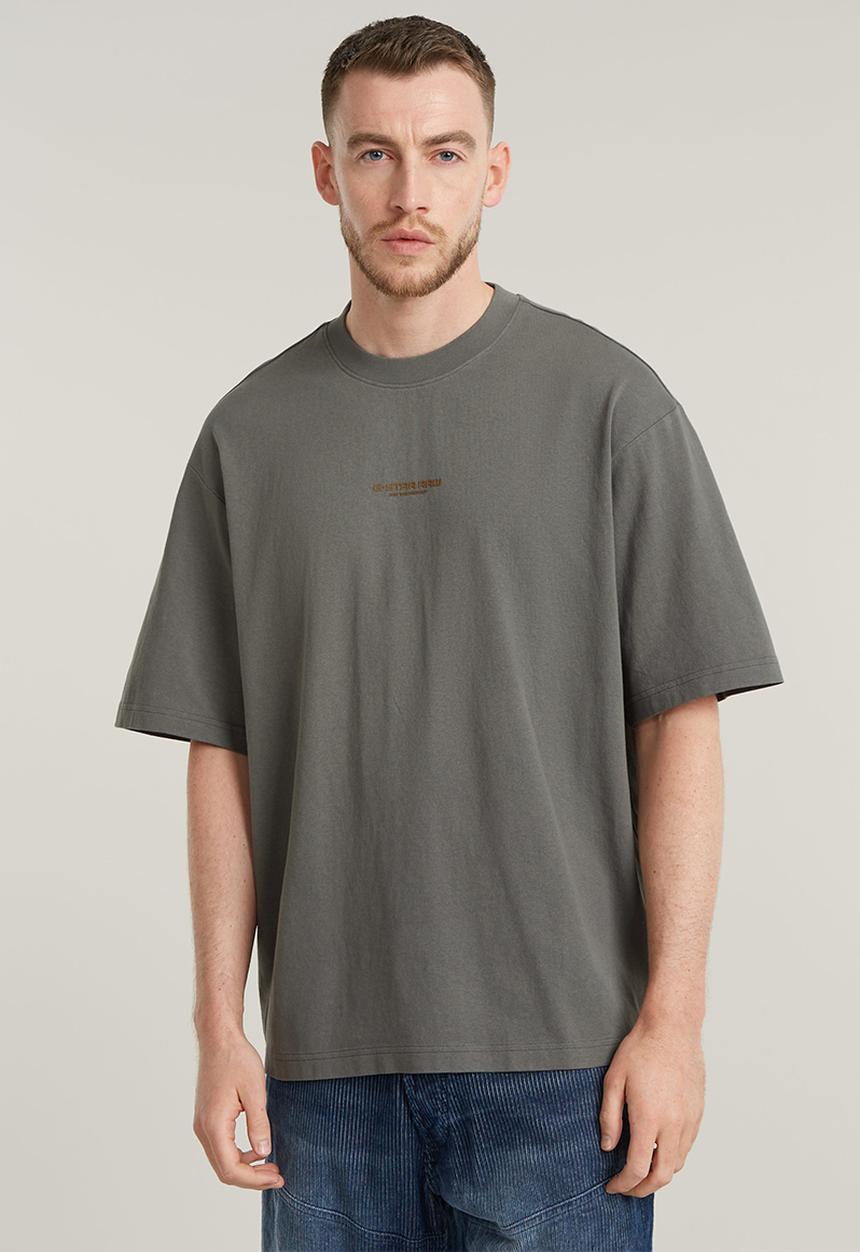 G-STAR - Knolling back gr boxy r t - gs grey