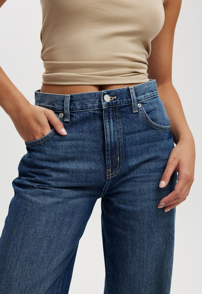 Cotton On - Loose Cuff Jean - Pure Blue