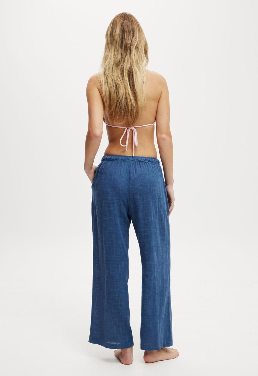 Cotton On - The Essential Beach Pant Asia Fit-Washed Indigo