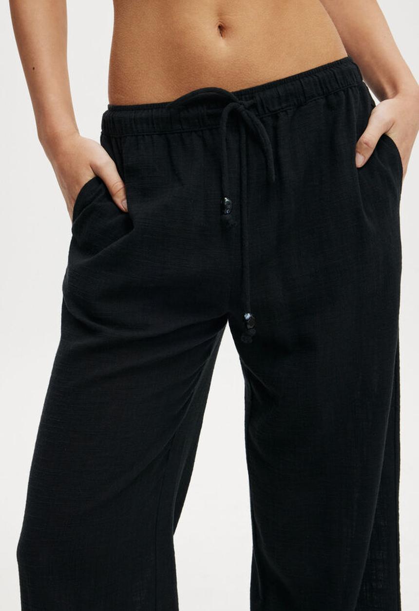 Cotton On - The Essential Beach Pant Asia Fit-Black