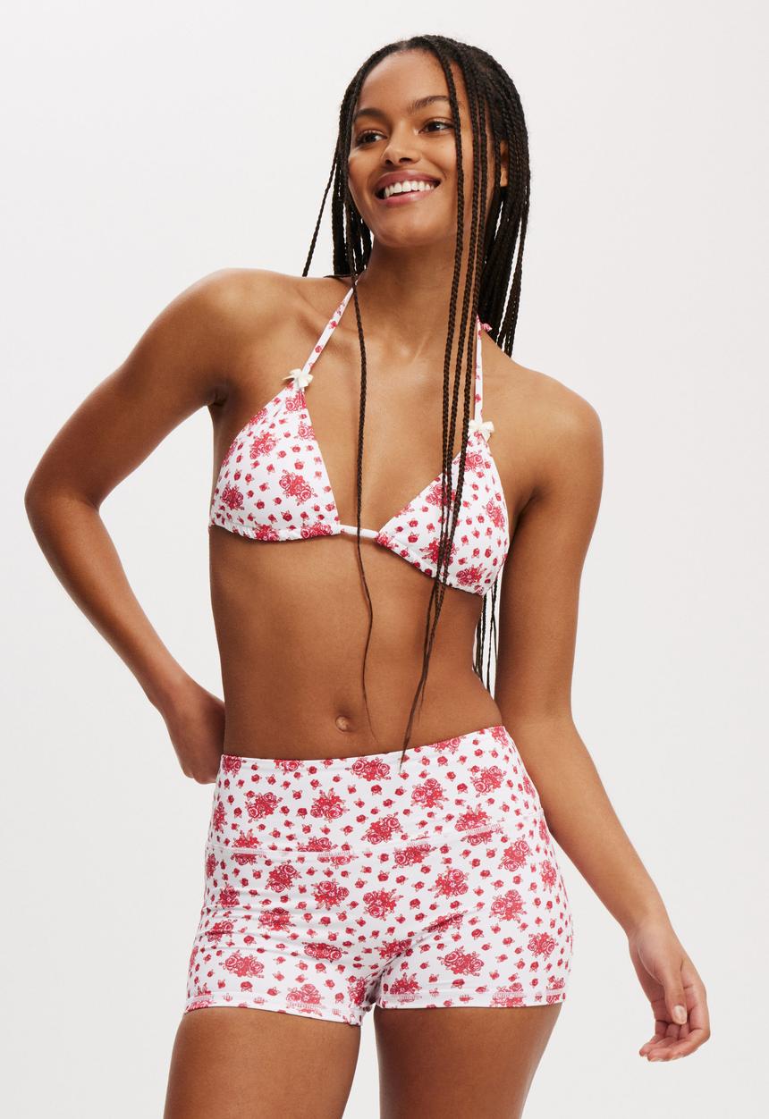Cotton On - Slider Triangle Bikini Top-Ria Rose