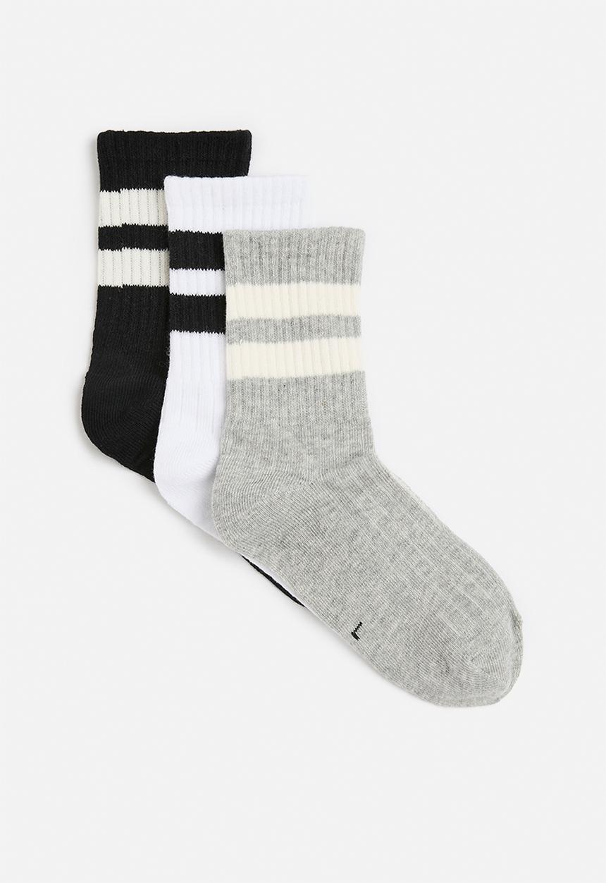 Pop Candy - 3 Pack striped socks - multi