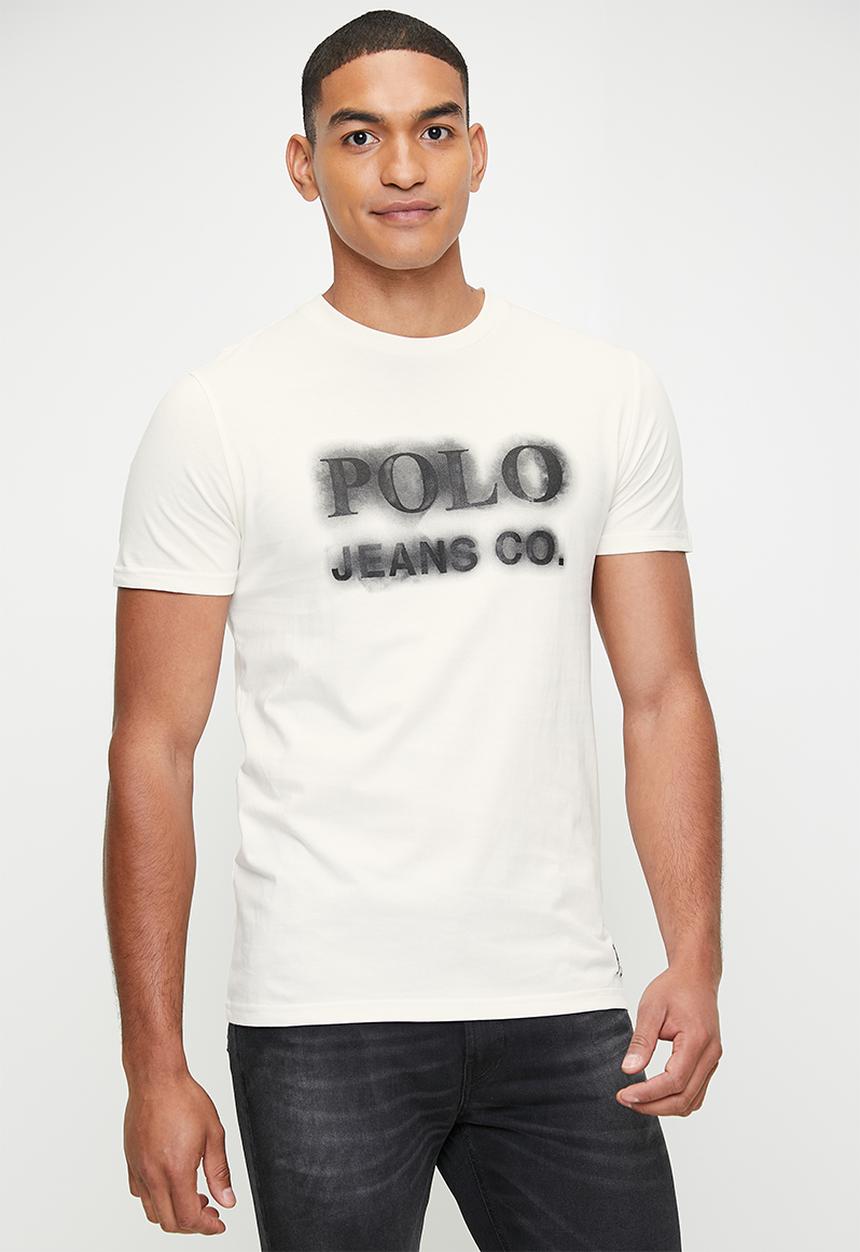 POLO - Trent Pjc Logo Ss Tee - Off White