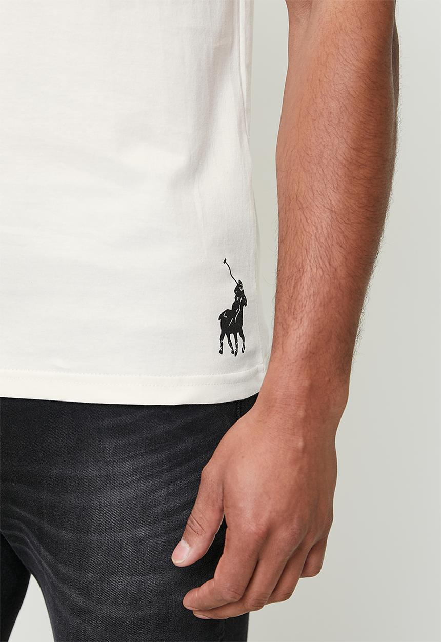 POLO - Trent Pjc Logo Ss Tee - Off White