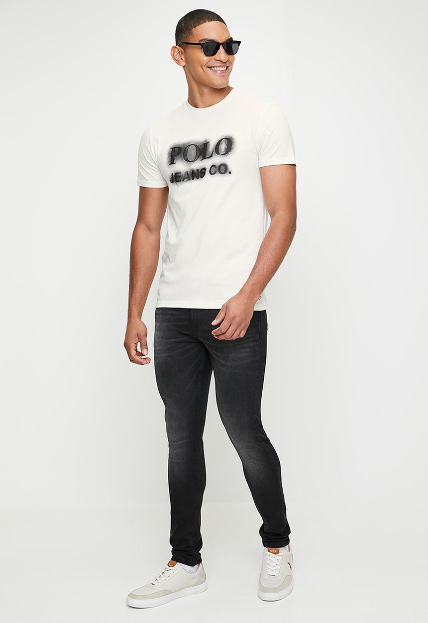 POLO - Trent Pjc Logo Ss Tee - Off White