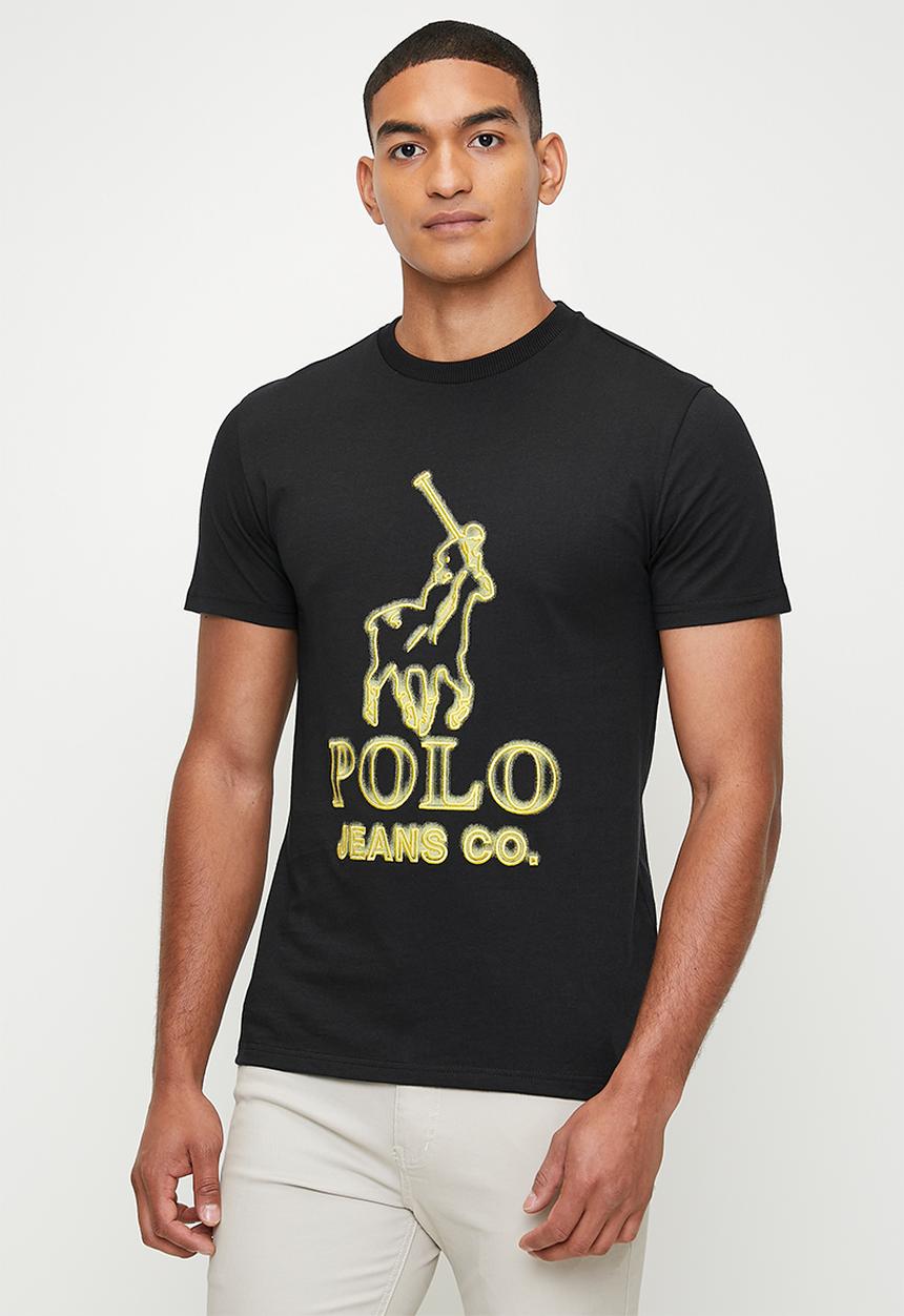 POLO - Cebo Pjc Glow Logo Ss Tee - Black