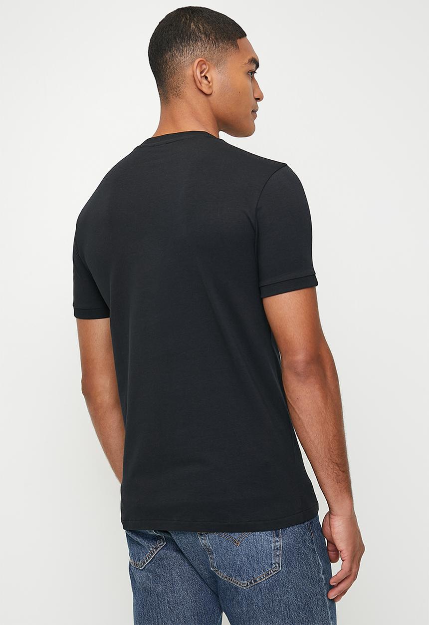 POLO - Thebe Pjc Cuffed Ss Tee - Black
