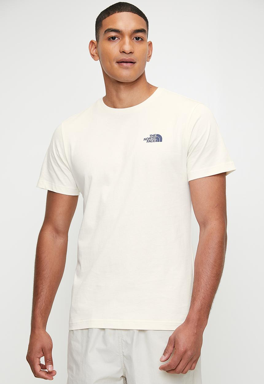 The North Face - M Short sleeve Mountain Shadow Tee - Gardenia White