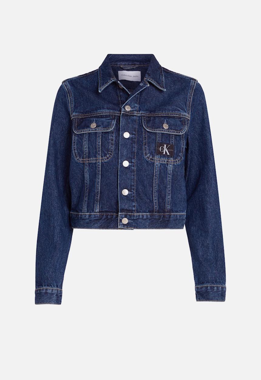 Calvin Klein - Cropped 90's denim jacket - denim medium
