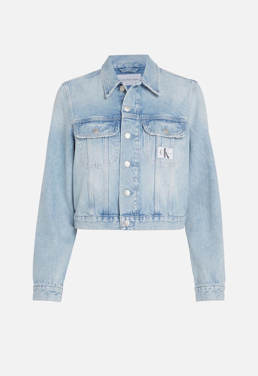 Calvin Klein - Cropped 90's denim jacket - denim light