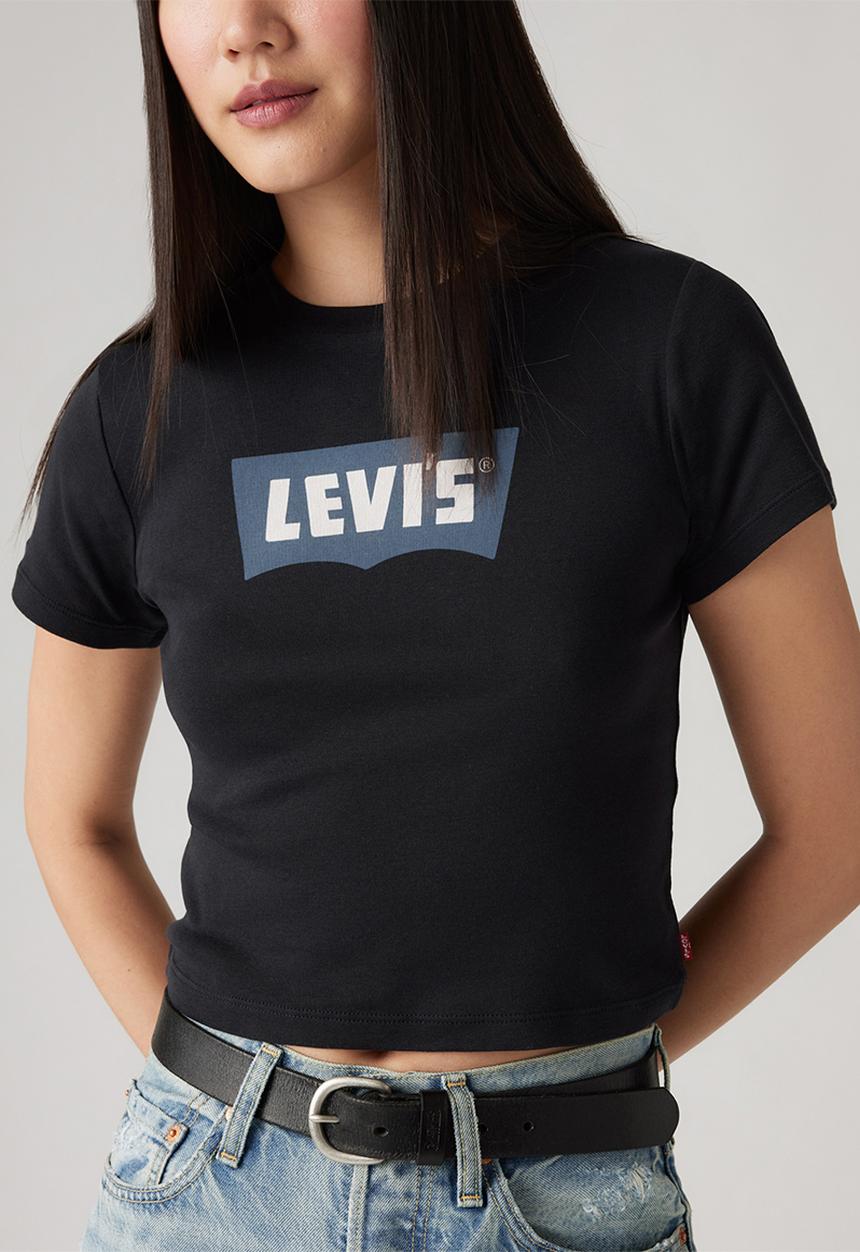 Levi’s® - Gr Essential Sporty Tee Ess Vintage Batwing B/Vi Caviar - black