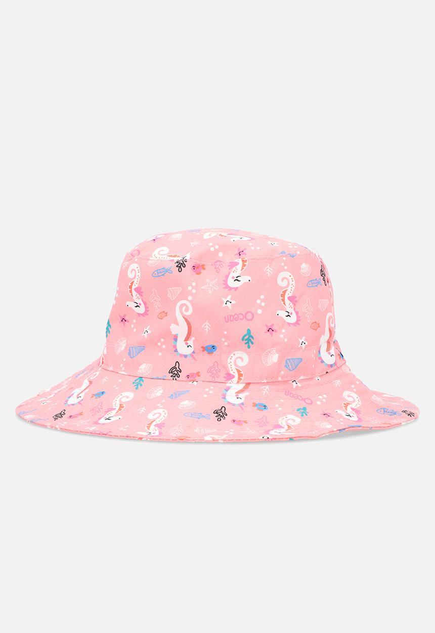 Pop Candy - Printed wide brim hat - pink