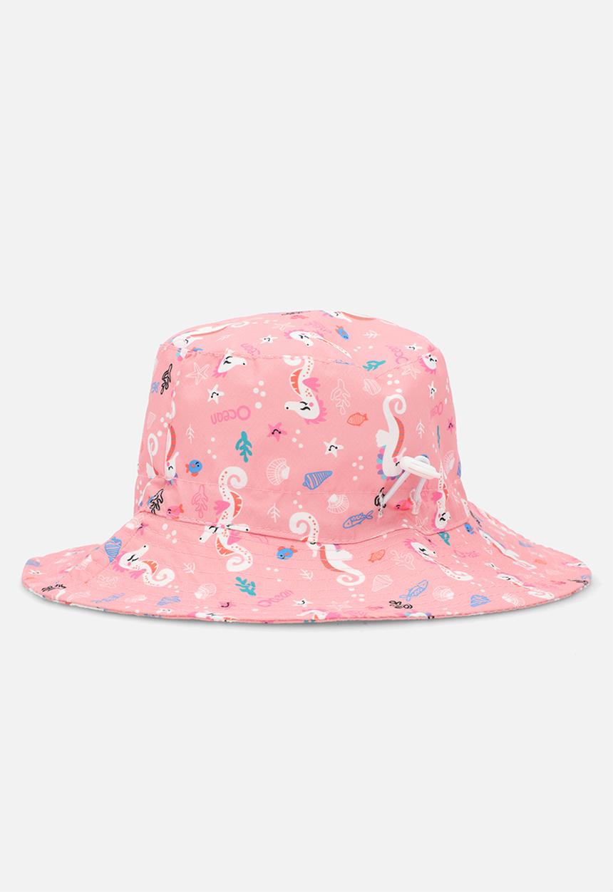 Pop Candy - Printed wide brim hat - pink