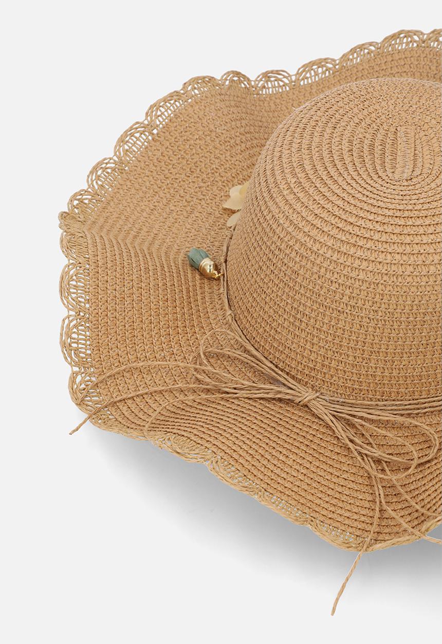Pop Candy - Straw hat - brown