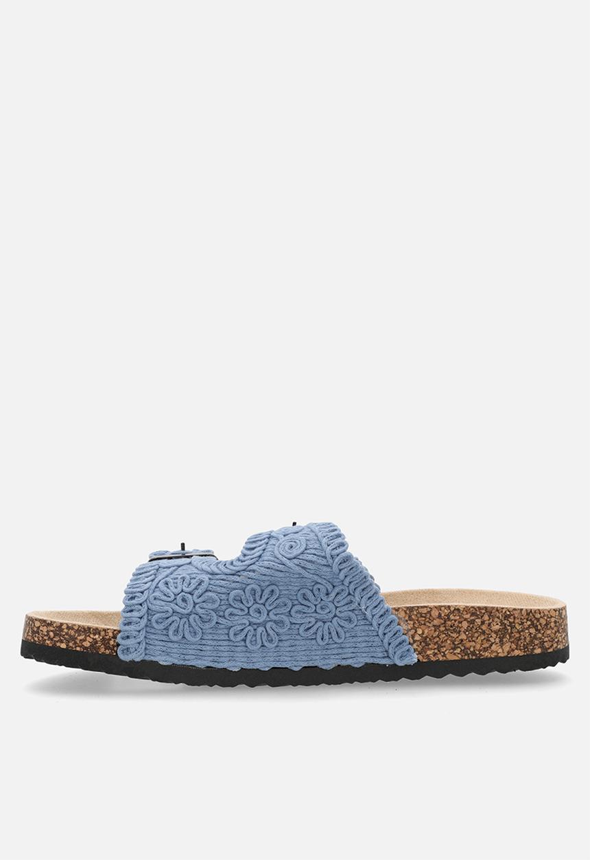 Oxford Street - Double Strap Slide - Blue