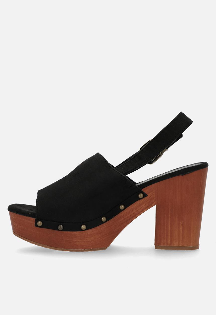 Oxford Street - Block Heel Slingback - Black