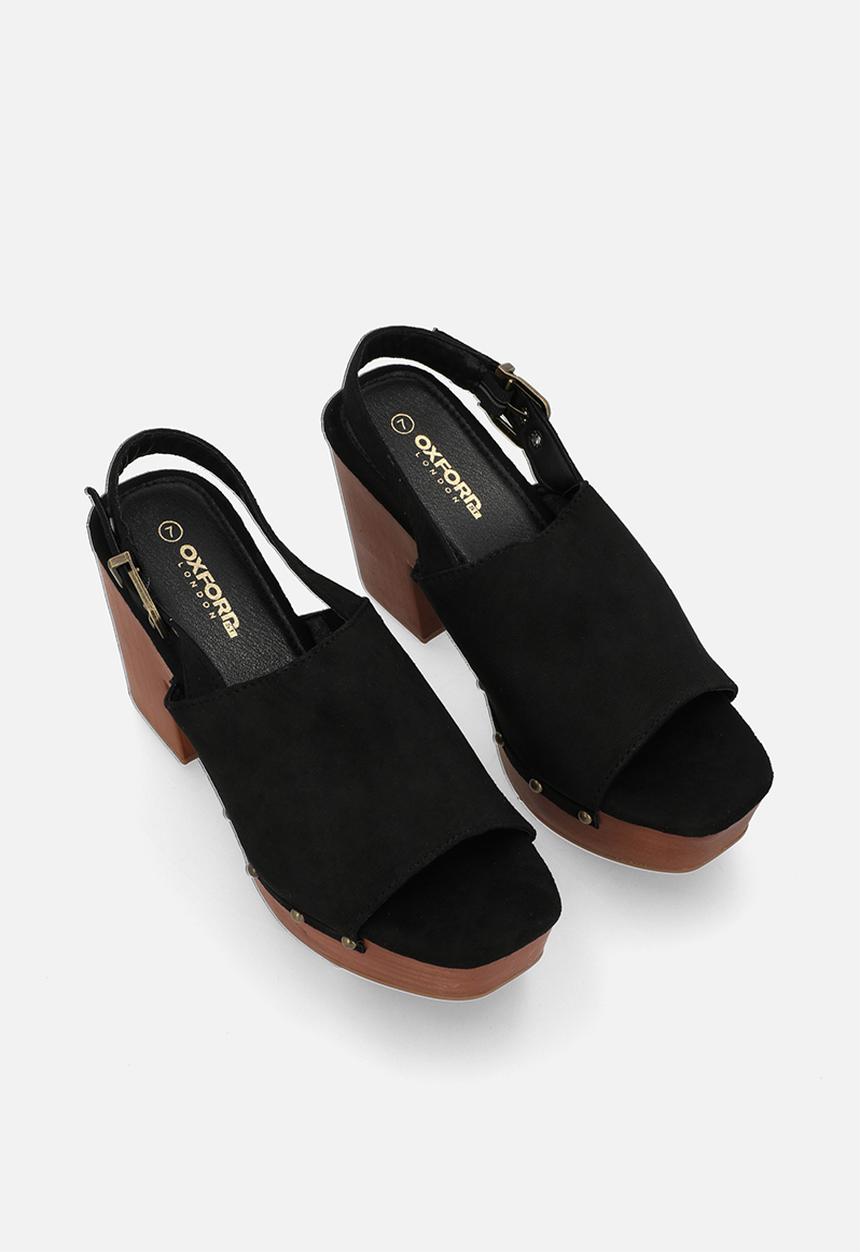 Oxford Street - Block Heel Slingback - Black