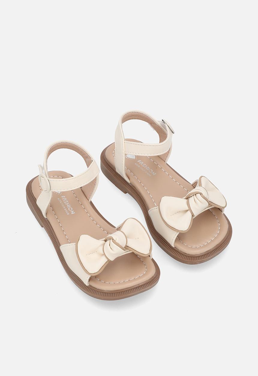 Pop Candy - Sandal with bow detail - beige