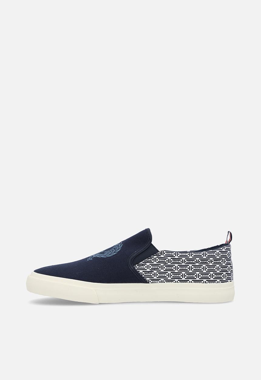 POLO - Aop crest slip on - navy