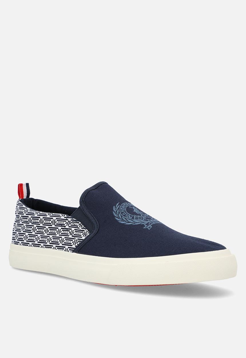POLO - Aop crest slip on - navy
