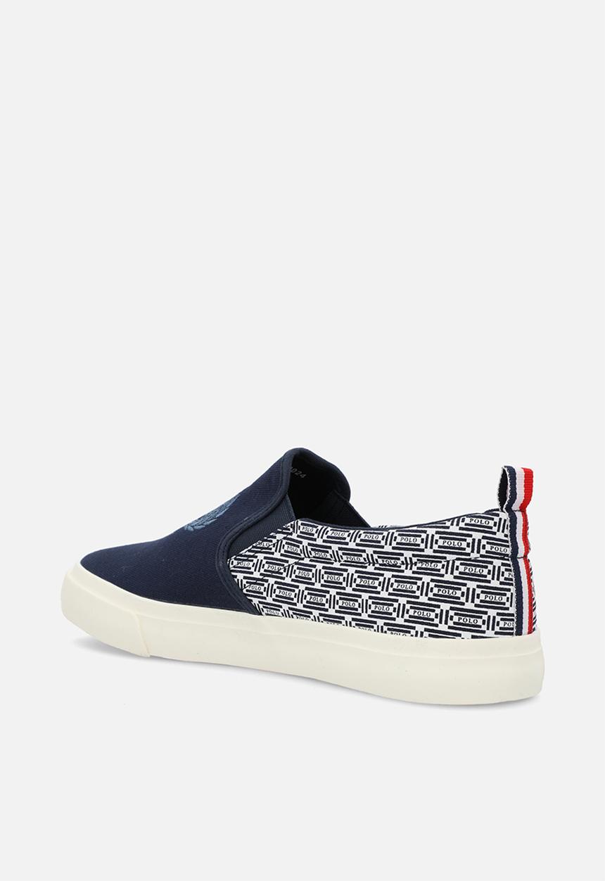 POLO - Aop crest slip on - navy