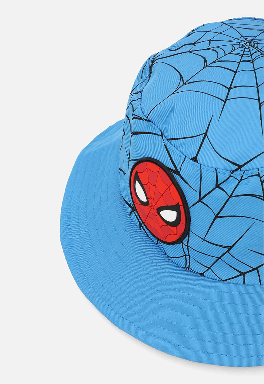 Pop Candy - Spiderman web bucket hat - blue